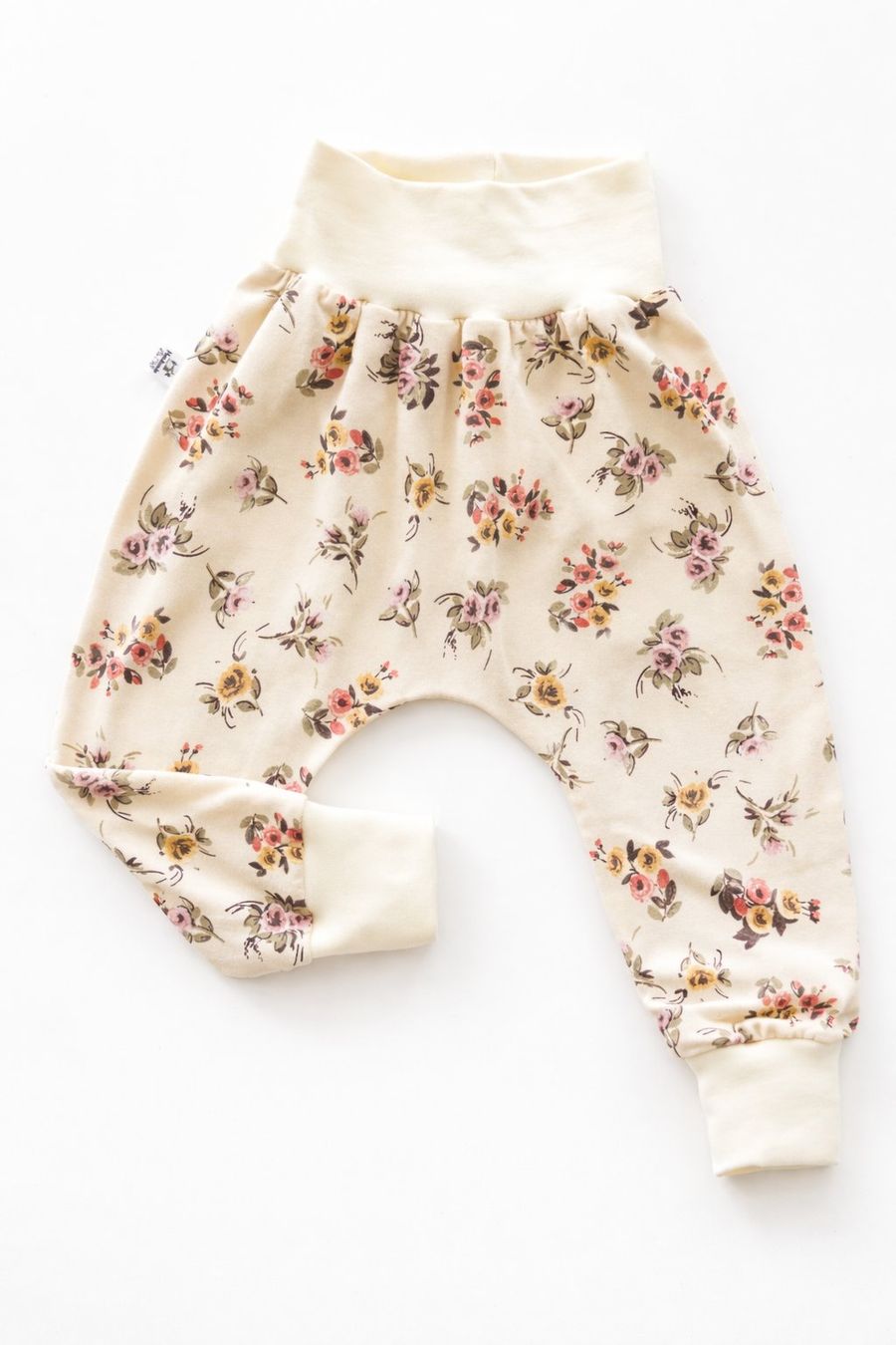 Pantaloni: Pumphose mit Blumen/Beige  Gr.80/86 NEU – Nuovo e nell'imballaggio originale da Zürich venduto da sambaum 1