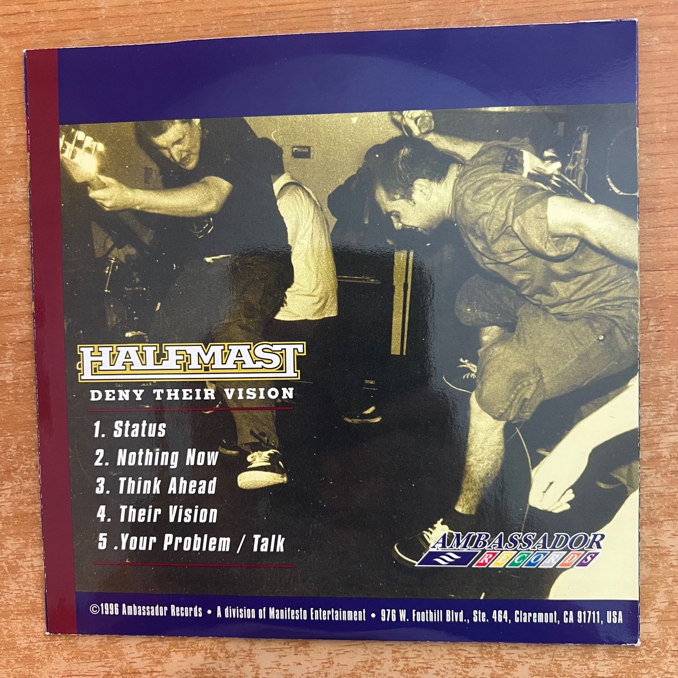 Dischi in vinile: Halfmast - Deny Their Vision / 1. US-Press. 1996 - TOP – Usato da Gais venduto da soundcave57 1