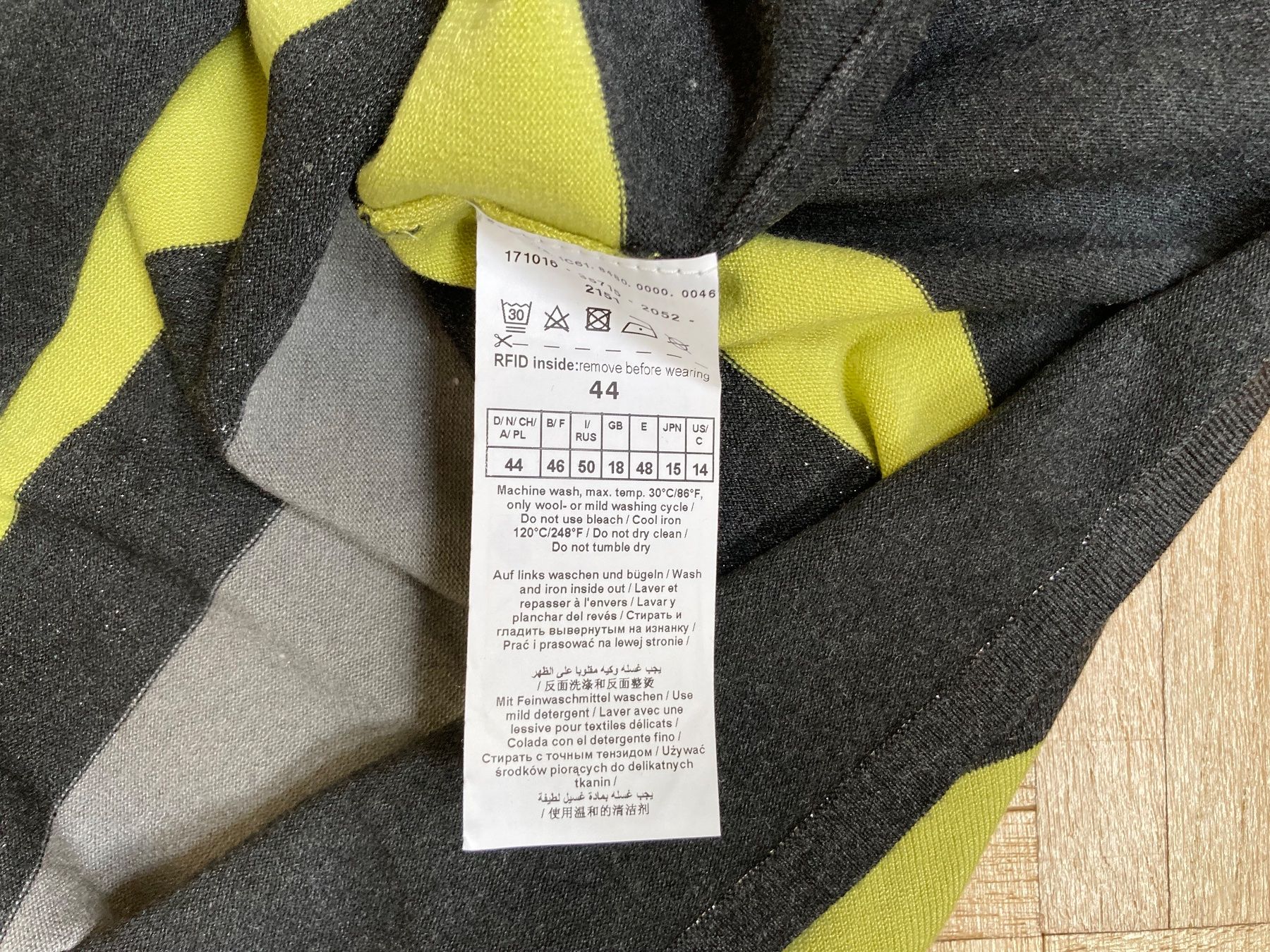 Gerry Weber Maglioni & Felpe: Gerry WEBER Pullover Viscose schwarz grau lime NEU 44 glam – Nuovo (secondo la descrizione) da Binningen venduto da Kaila61 4