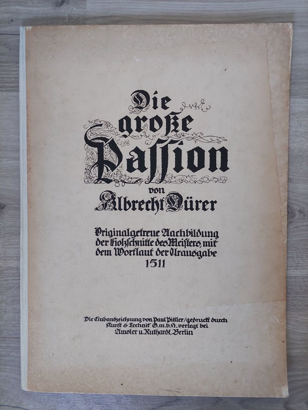Libri: Die grosse Passion von Albrecht Dürer - Holzschnitte – Usato da Obfelden venduto da Foto_Bild_Kunst_Buch