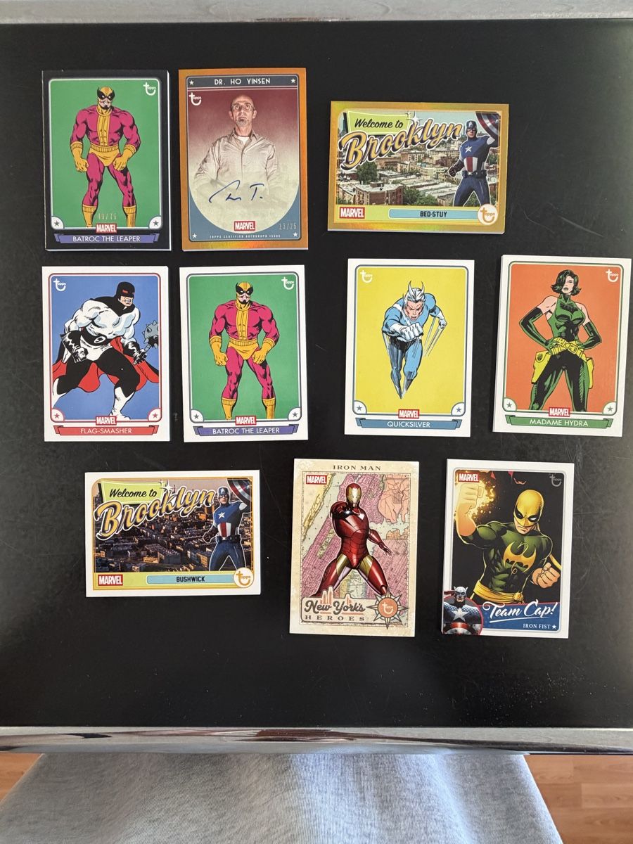Topps Carte collezionabili: Topps Brooklyn Collection Marvel – Nuovo (secondo la descrizione) da Basel venduto da and_tgr6