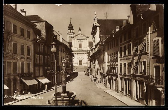 Cartes postales: AK Solothurn, Hauptgasse – D'occasion à Berlin par bartko-reher