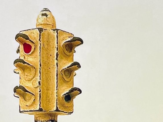 Foto & Immagini: Poster print - traffic light & two penguins – Nuovo (secondo la descrizione) da Genthod venduto da lightyear63 1