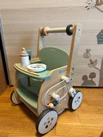 Lauflernwagen mit Puppensitz, Holz FSC® - grün
