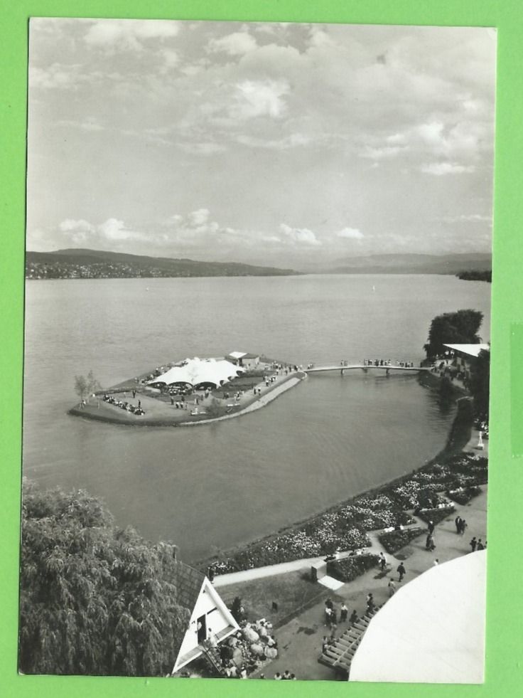 Ansichtskarten: SAFFA-Insel, Zürich – Gebraucht aus Zürich von t24_de
