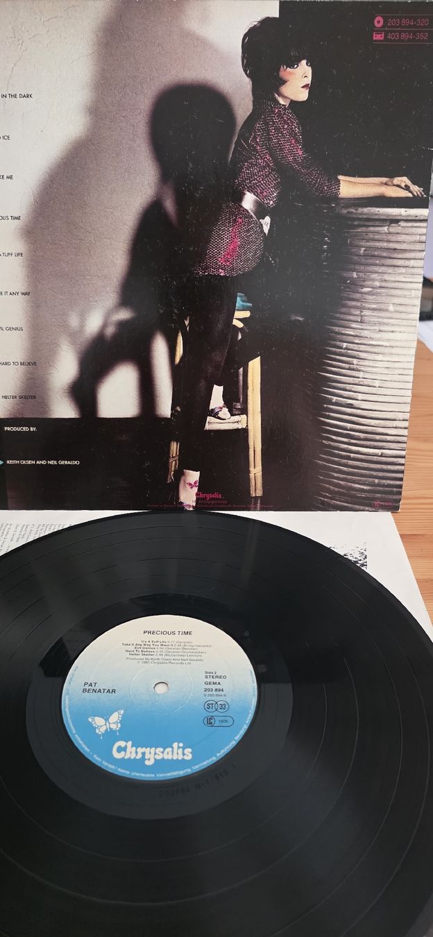Vinyles: Pat Benatar Precious Time 1987 Vg,Vg – D'occasion à Yvonand par RF-VINYL 2