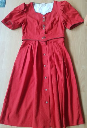 FOLKLORE KLEID GR 42 / ANGELIKA MODEN (NEUWERTIG)