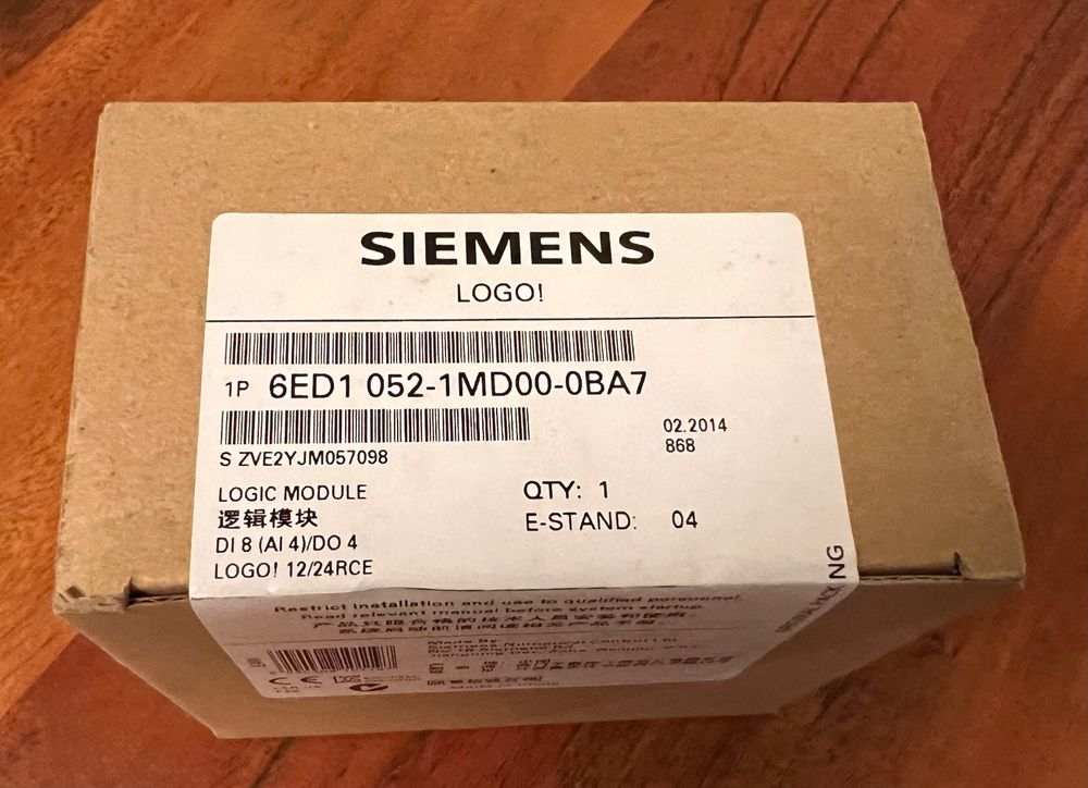 SIEMENS LOGO 12/24RCE - 6ED1052-1MD00-0BA7 | Kaufen Auf Ricardo