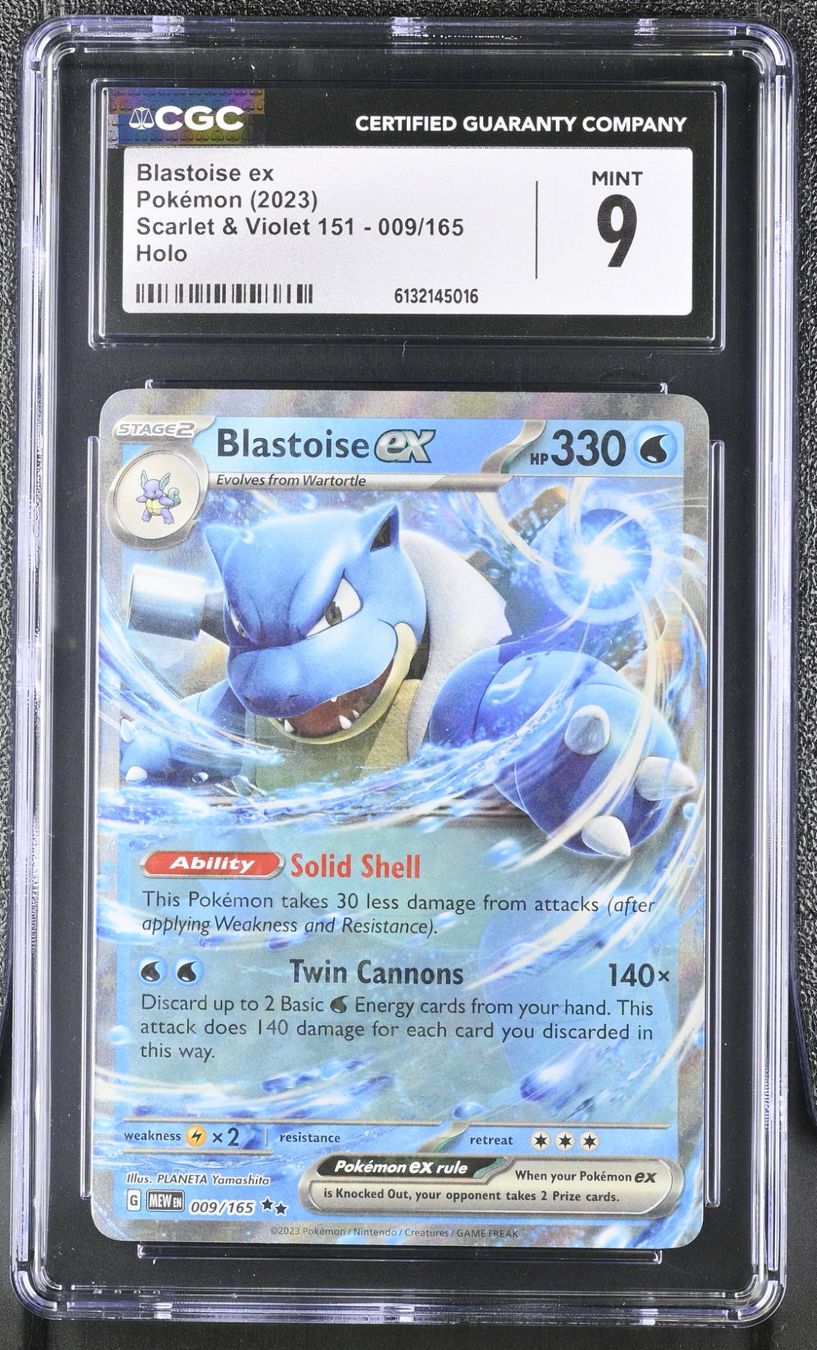 Pokémon Carte collezionabili: Blastoise ex - Scarlet & Violet 151 - 009/165 – Nuovo (secondo la descrizione) da Buochs venduto da BitKaizer
