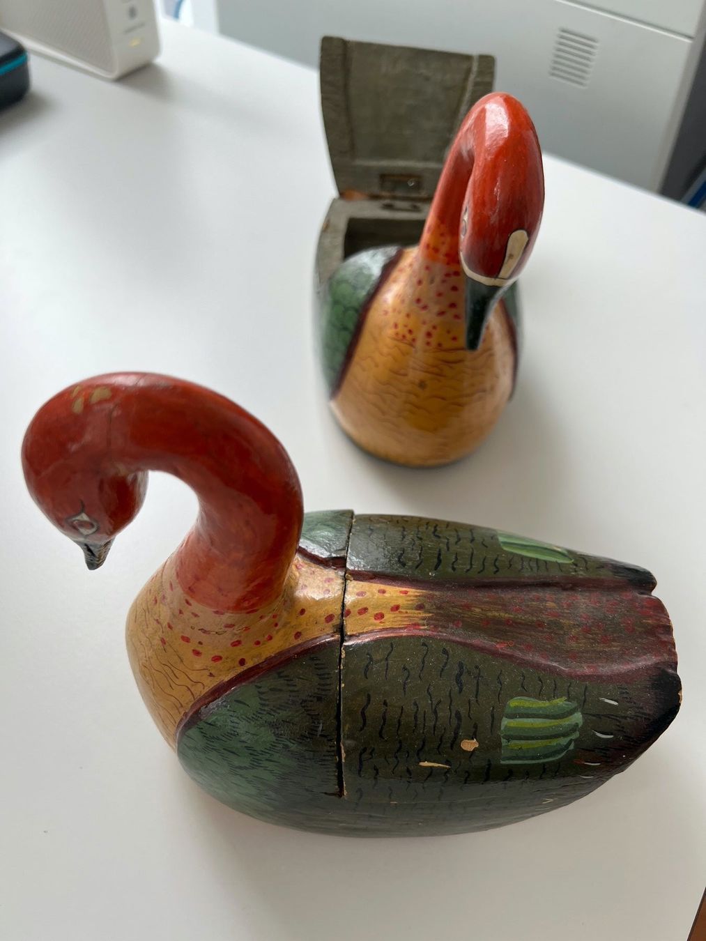 Figuren: 2 Holzenten – Gebraucht aus Adliswil von RiBu