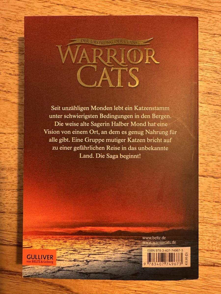 Libri: Warrior Cats Staffel 5 Band 1 – Usato da Zürich venduto da vivaperu 1