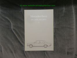 Mercedes-Benz E-Klasse W123 1983/05 Prospekt deutsch