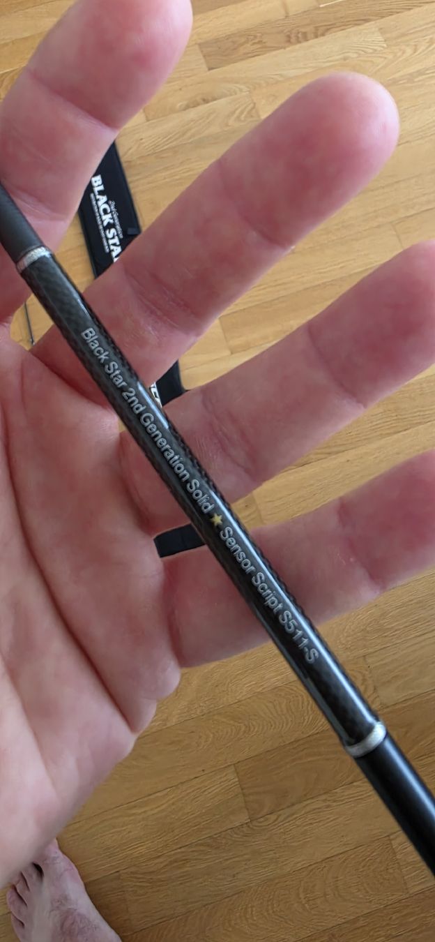 Canne da pesca: Xesta Black Star Solid 2nd Generation S511-S. – Usato da Alpnach Dorf venduto da Maksim777 1