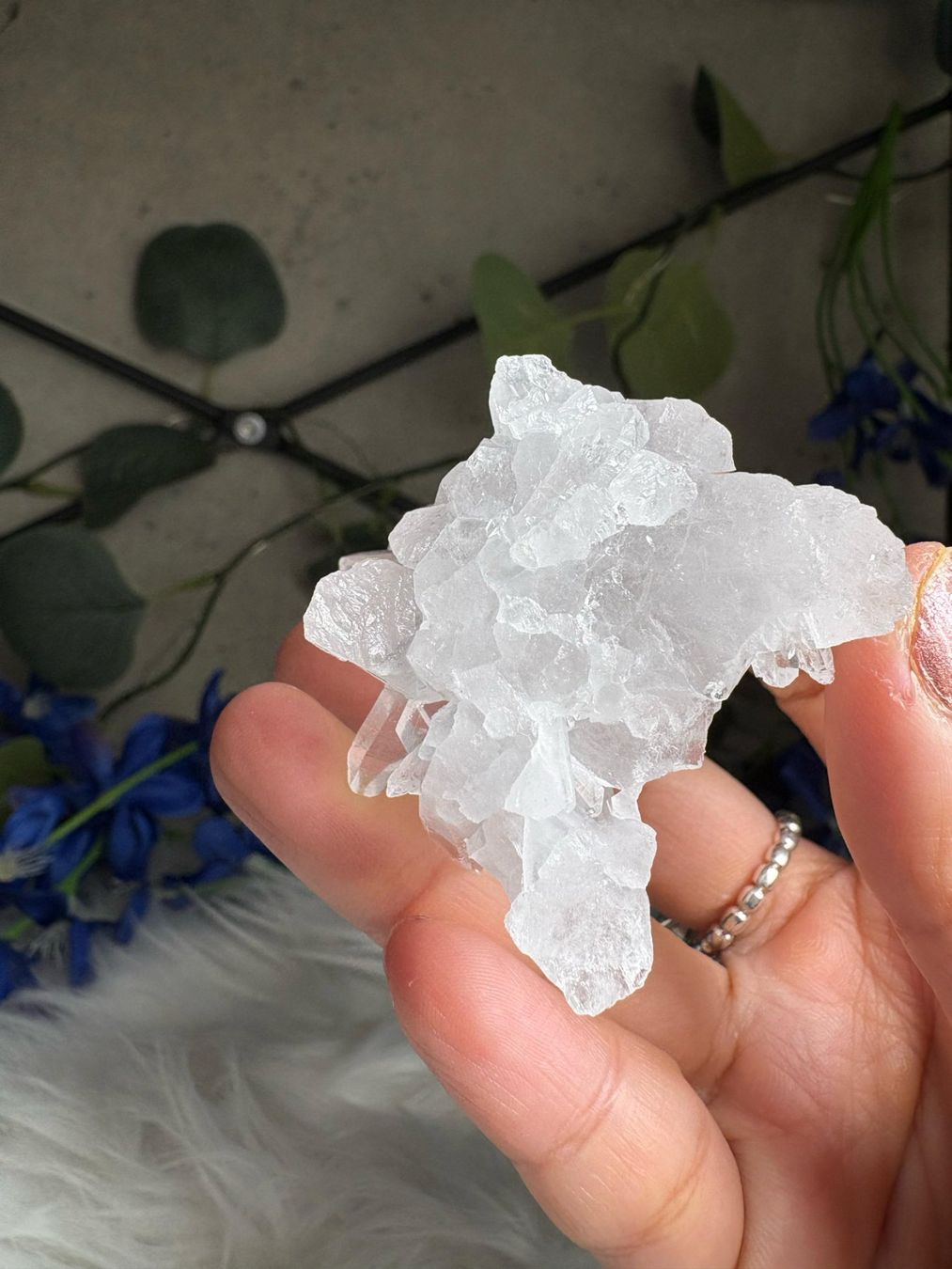 Minerali & Pietre curative: Kolumbianischer Lemurian-Quarz-Cluster – Nuovo (secondo la descrizione) da Neuheim venduto da m.hald 7