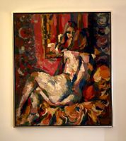 "Akt vorm Spiegel" von Theodor Gerkens (1983) – Unikat