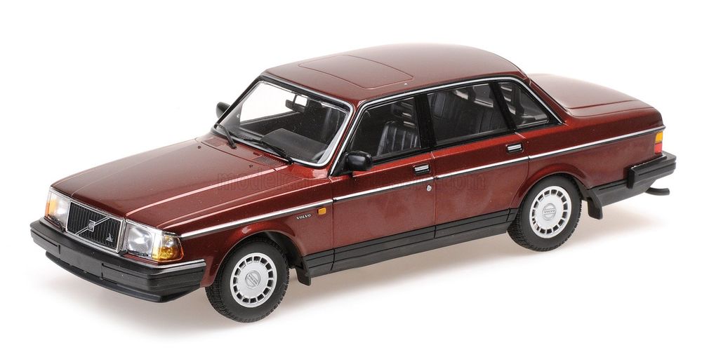 Schaal gegoten auto 1:24 Voor VOLVO 240 GL Legering Klassieke Auto Model Diecasts Metalen Auto Model Simulatie Auto Model Verzamelbaar modelvoertuig (Color : B