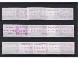CH, 19 Schalterfreistempel 1979, 1981 ungebraucht