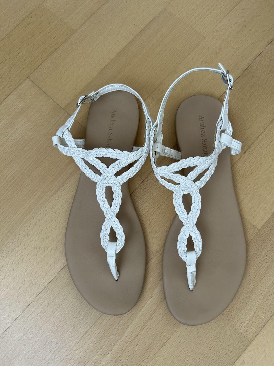 Scarpe da donna: Flip-Flop Sandale weiss Gr. 40 – Usato da Reinach BL venduto da meinstil