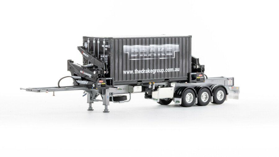 WSI Models Kit di modellismo & Modellini statici: WSI/Drake; BOXLOADER CORPORATE LIVERY + 20FT DRAKE CONTAINER – Nuovo (secondo la descrizione) da Dagmersellen venduto da FBM-Bacheli