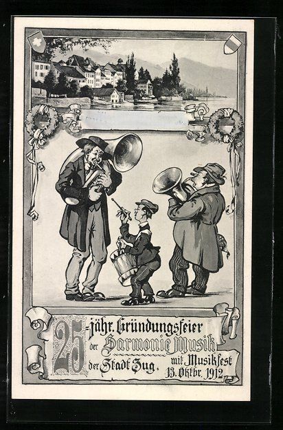 Cartes postales: Zug, 25 jährige Gründungsfeier der Har – D'occasion à Berlin par bartko-reher