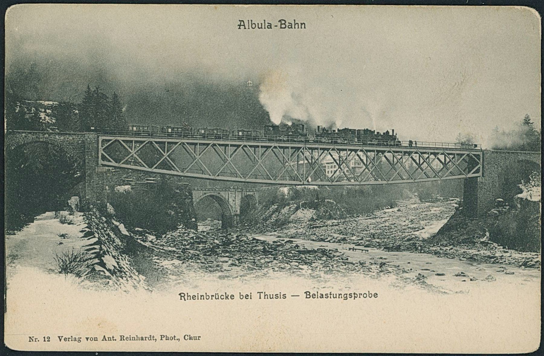 Cartoline postali: GR Thusis - Albula - Rhätische Bahn RhB – Nuovo (secondo la descrizione) da Schindellegi venduto da stationary