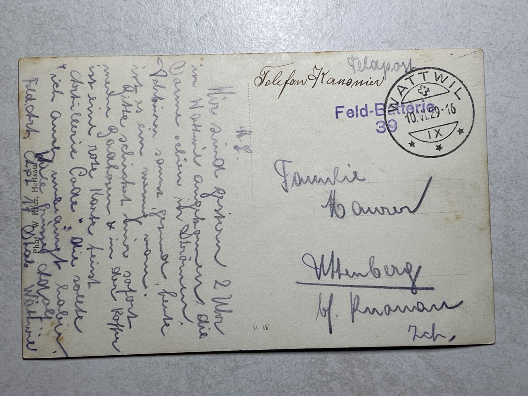 Cartoline postali: Ansichtskarte Wattwil SG, Dorfansicht! – Usato da Strengelbach venduto da Aschatan5 1
