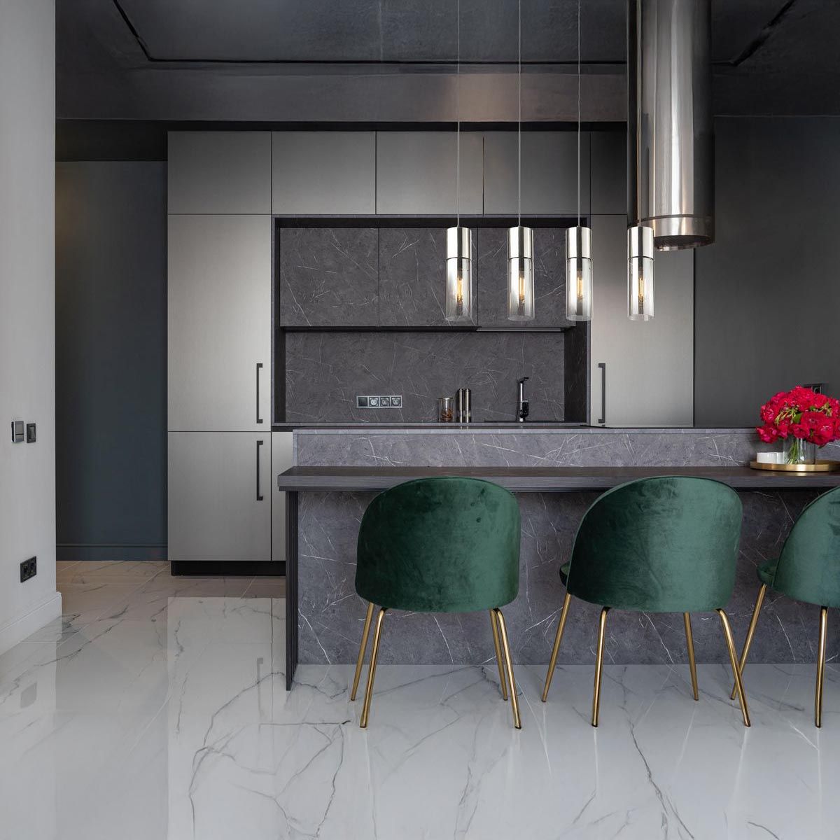 Lampadari & plafoniere: Pendelleuchte, Nickel, 80 cm x 9 cm – Nuovo (secondo la descrizione) da Kreuzlingen venduto da Smart-Light 1