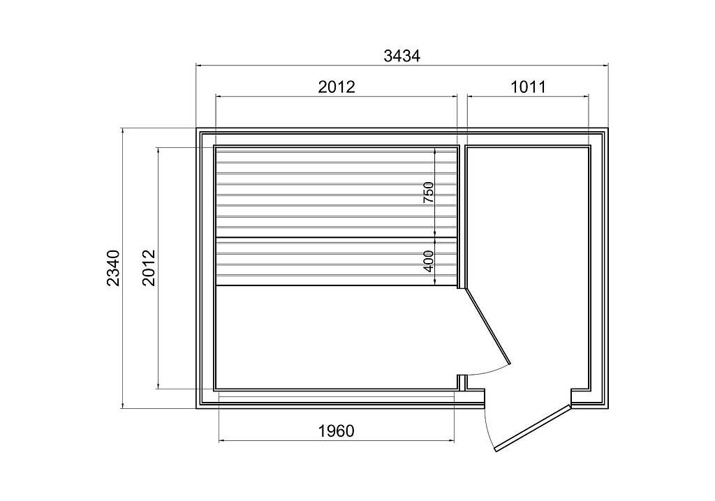 Sauna & Accessori: Luxussauna 2,3m x 3,4 m – Usato da St. Gallen venduto da Spa_at_Home911 6