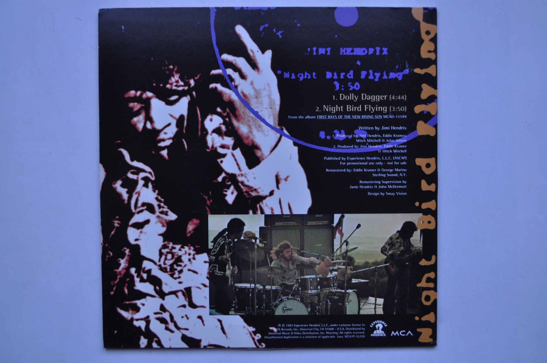 Dischi in vinile: Jimi Hendrix - Dolly Dagger / Night Bird Flying – Usato da Marin-Epagnier venduto da Vinil68 1