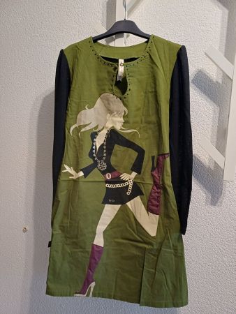 Cool By Lu cotton printed dress with details, Size XS (36)