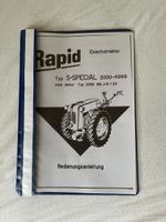 Bedienungsanleitung/Ersatzteilliste passend zu Rapid Spezial