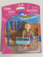 PLAYMOBIL PLAYMO-FRIENDS FIGURE 71196 ADDETTA ALLA MANUTENZI