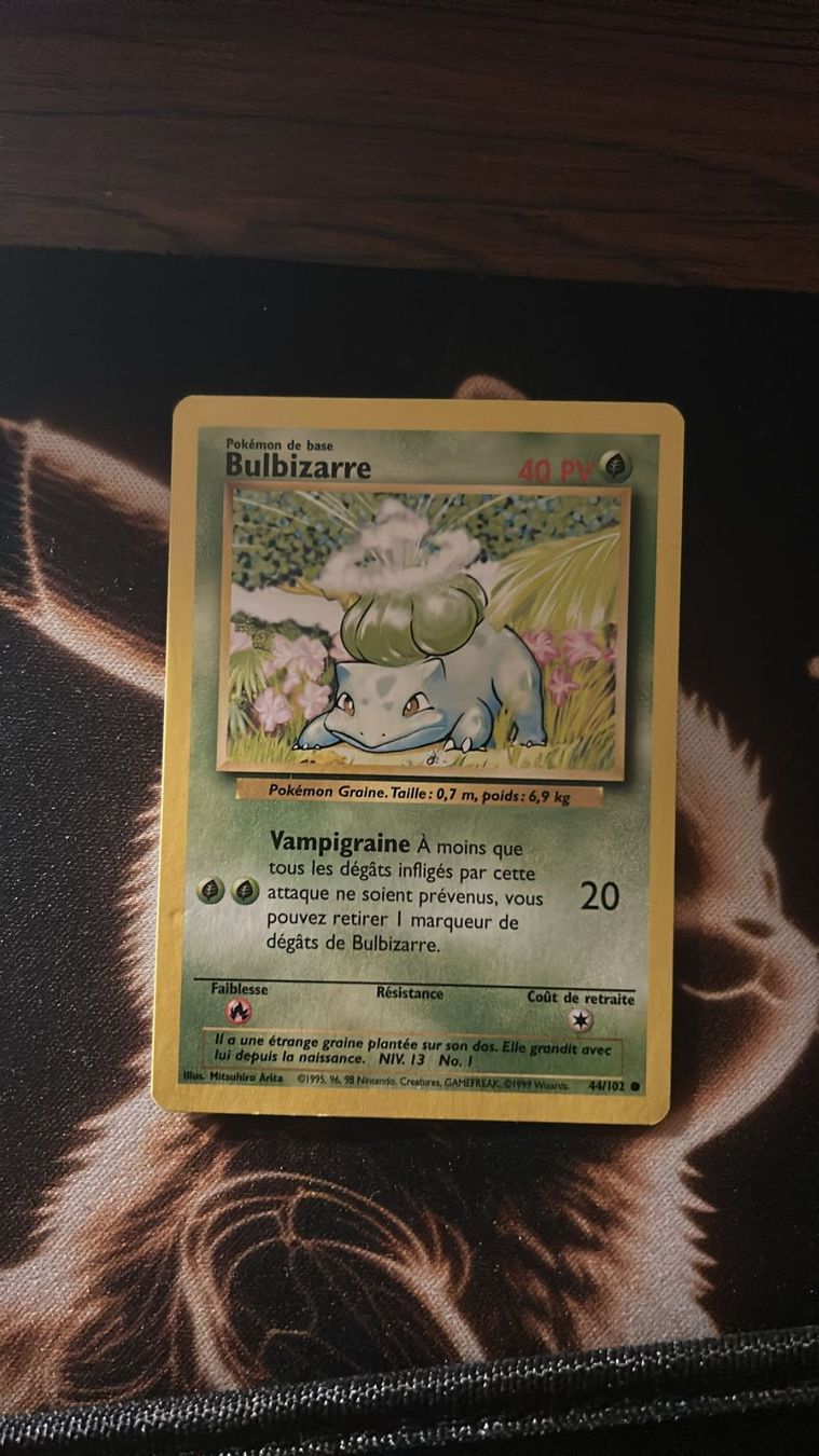 Pokémon Carte collezionabili: Pokémon Bulbizarre Set de Base Français 1999 – Usato da Sullens venduto da jov_m2wm