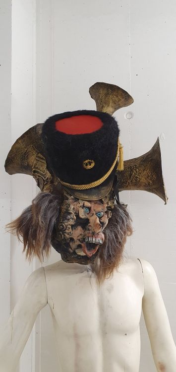 Maschere: Alti Garde Luzern: Fidele Blaskapelle (Maske, Larve, Grind) – Usato da Emmenbrücke venduto da Mandali67
