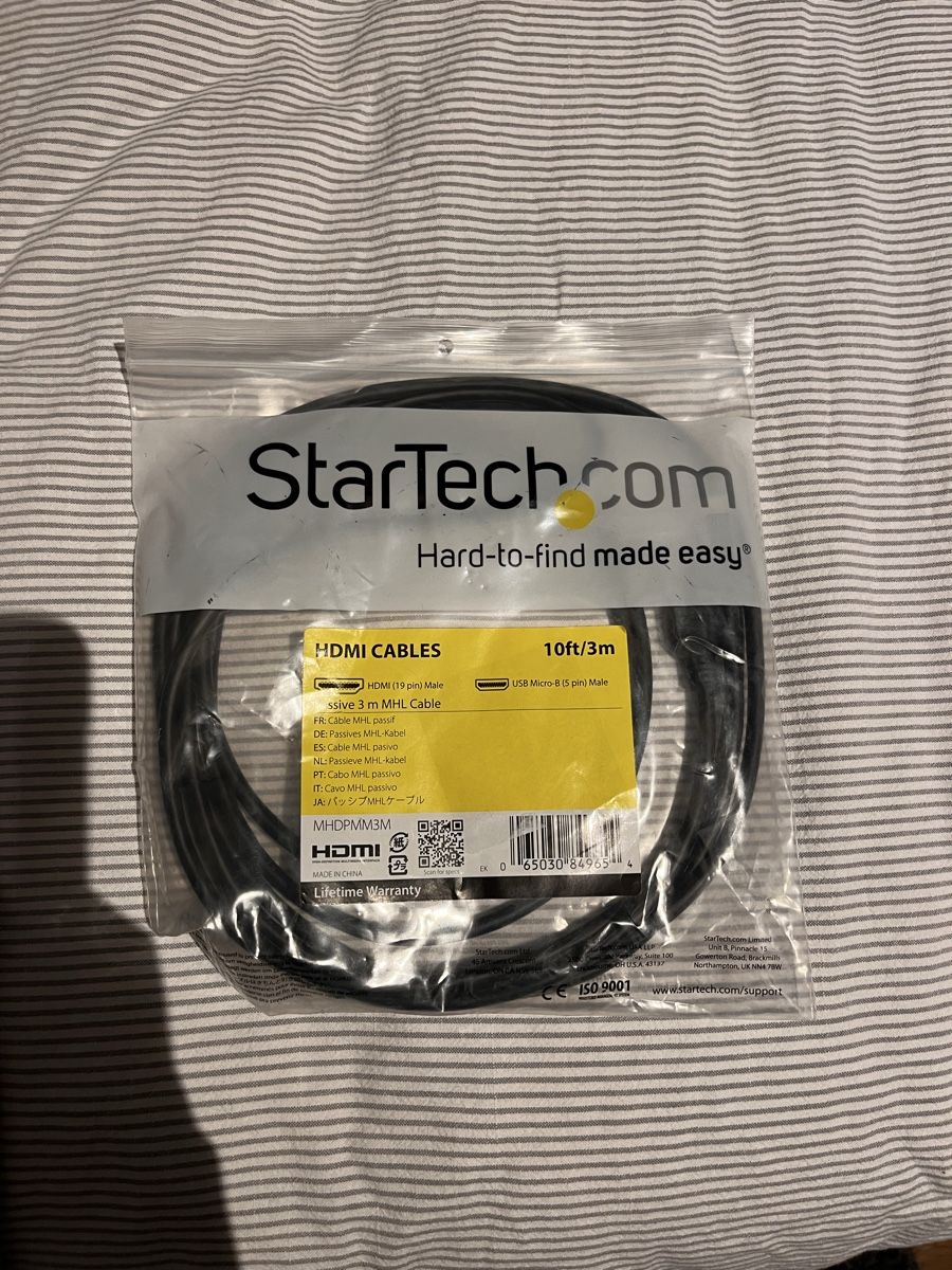 Cavi: HDMI Kabel auf USB Micro-B, 3m Länge, – Nuovo e nell'imballaggio originale da Rebstein venduto da Sandroo.79 1