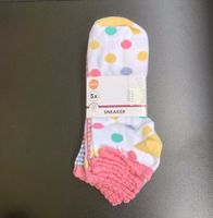 5x Sneaker Socken mit Punkten Grösse 39-42 neu