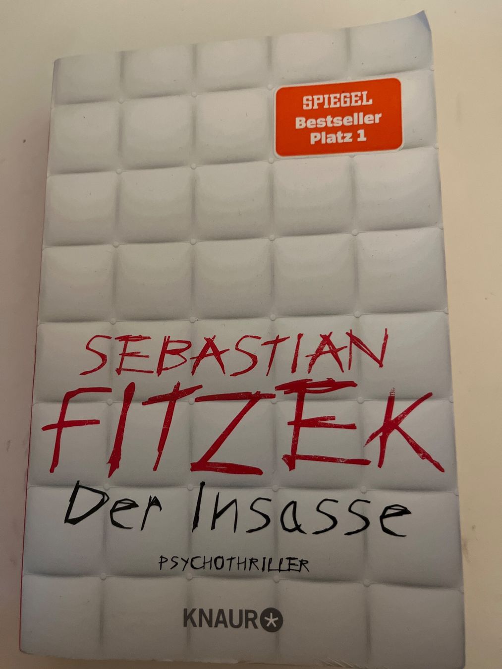Bücher: Sebastian Fitzek - Der Insasse – Gebraucht aus Willisau von lau_ka