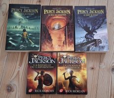 Percy Jackson de Rick Riordan serie complète de 5 tomes 