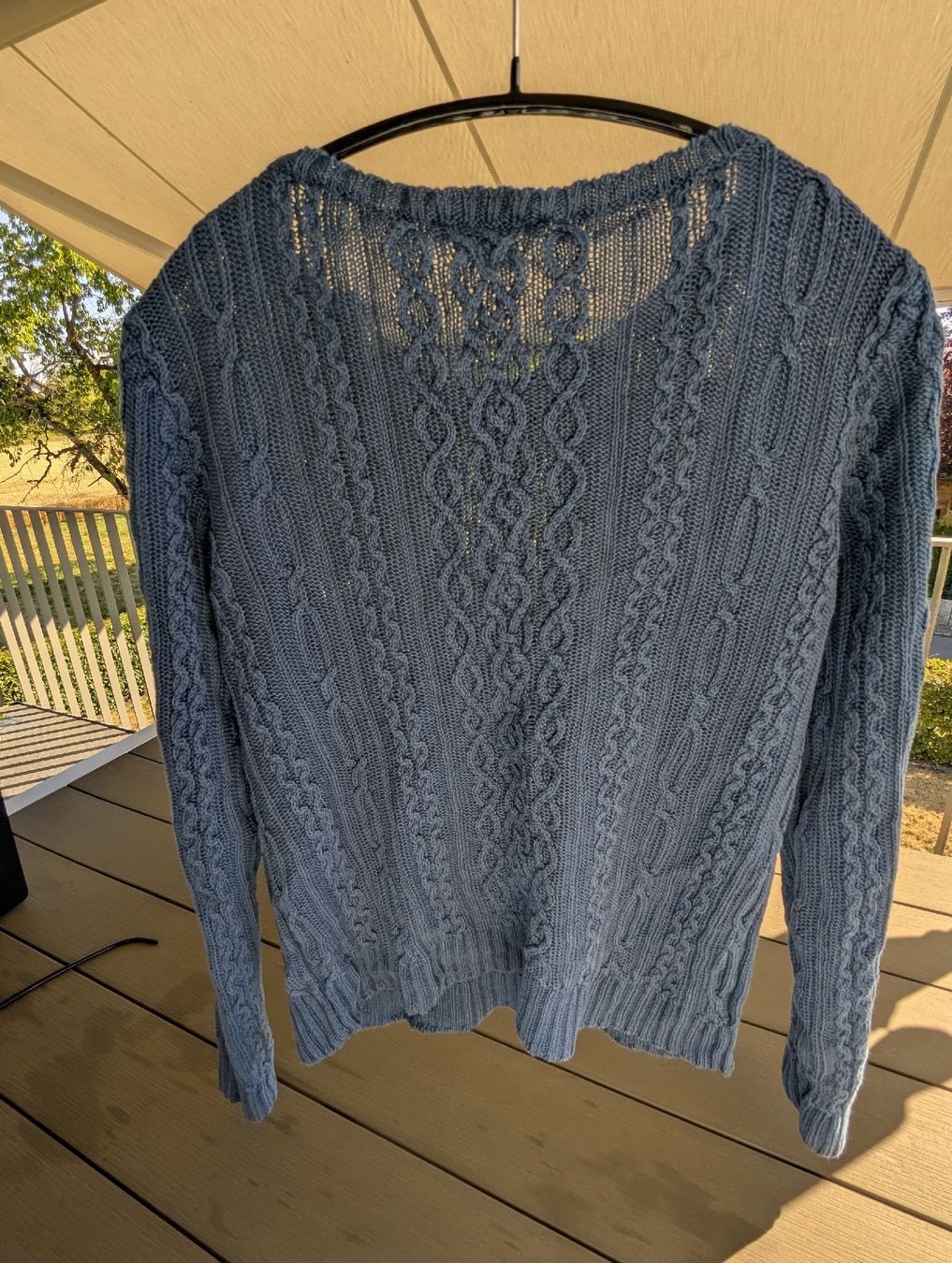 Ralph Lauren Maglioni & Felpe: Lauren Ralph Lauren Pullover Grösse M blau 100% Leinen – Usato da Seengen venduto da sam_x5tk 1