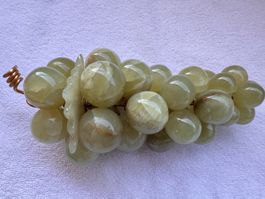 Vintage Trauben grünem brasilianischem Onyx Handgefertigt