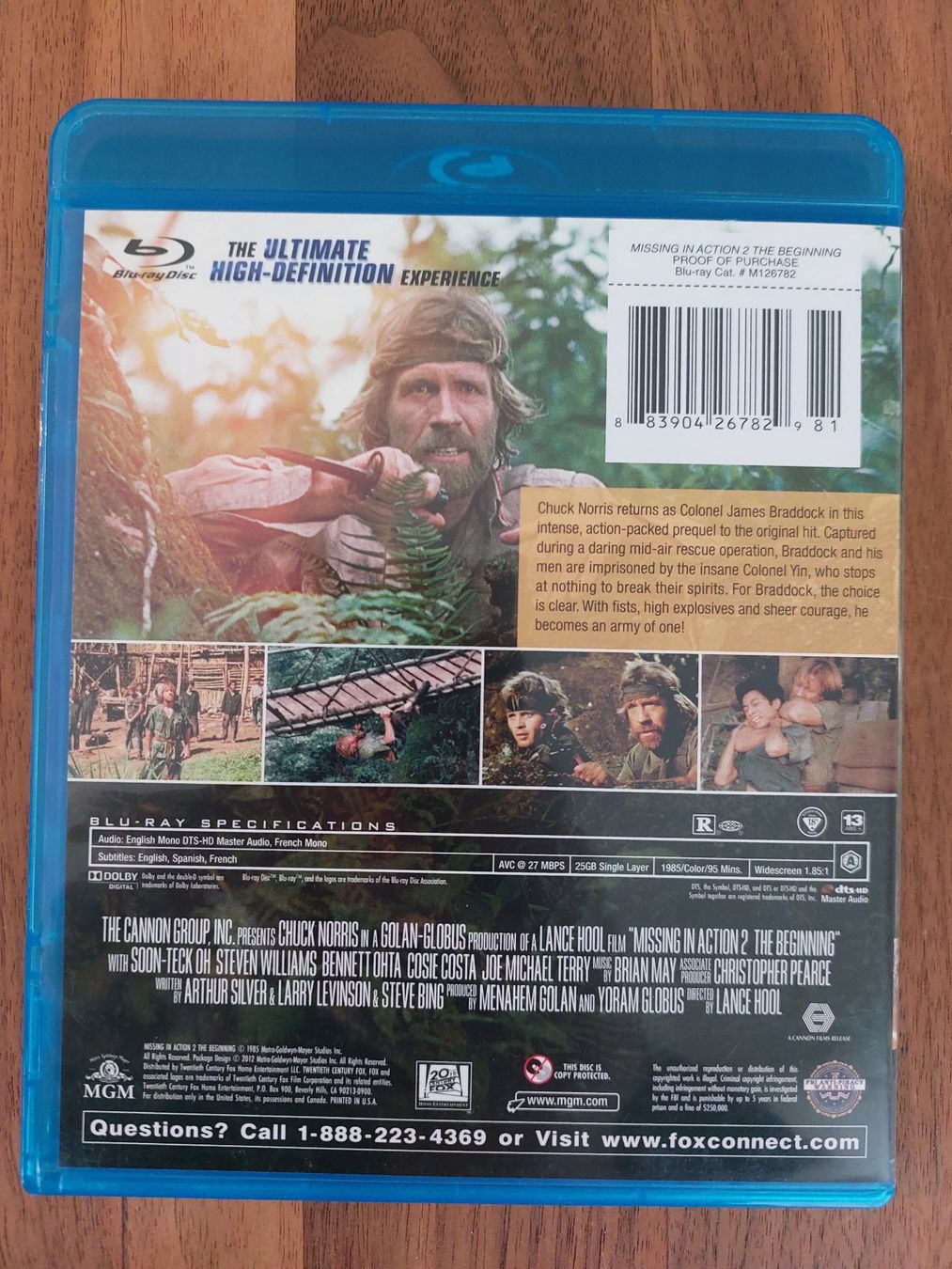 Tutti i DVDs: Blu Ray - Chuck Norris in Missing in Action 2 The Beginning – Usato da Rheinfelden venduto da FilmAuktion 1