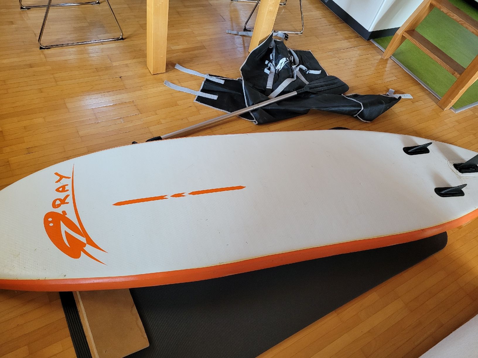Surfboards & Schwimmbrette: Z-Ray Pathfinder S1 SUP Board Set, aufblasbar  – Gebraucht aus Hettiswil b. Hindelbank von  3