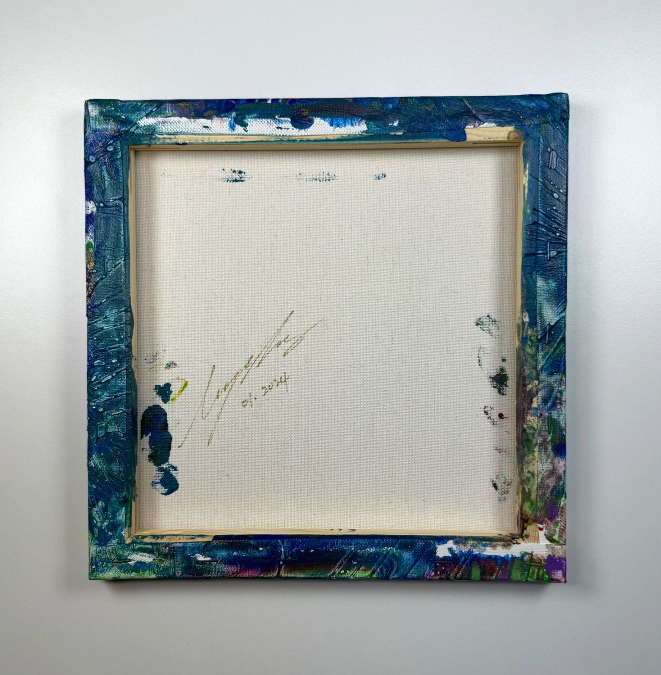 Dipinti: Acryl-Flüssigmalerei, quadratisch – Usato da Schlieren venduto da MayaSheng1983 2