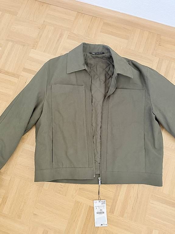 Zara Giacche: Zara Jacke Dunkelgrün – Nuovo e nell'imballaggio originale da Basel venduto da alu_l9s8