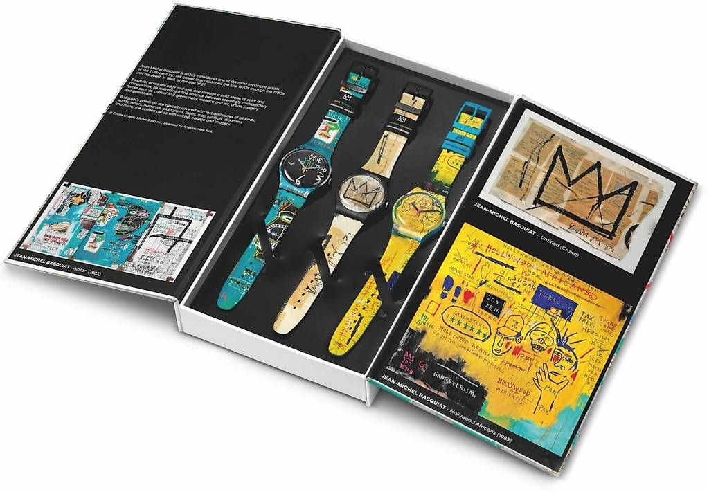 Swatch Orologi: Swatch Basquiat Set (Limitiert) – Nuovo e nell'imballaggio originale da Cham venduto da gerygagarin