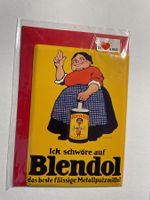Blechschild Ich schwör auf Blendol Metallputzmittel