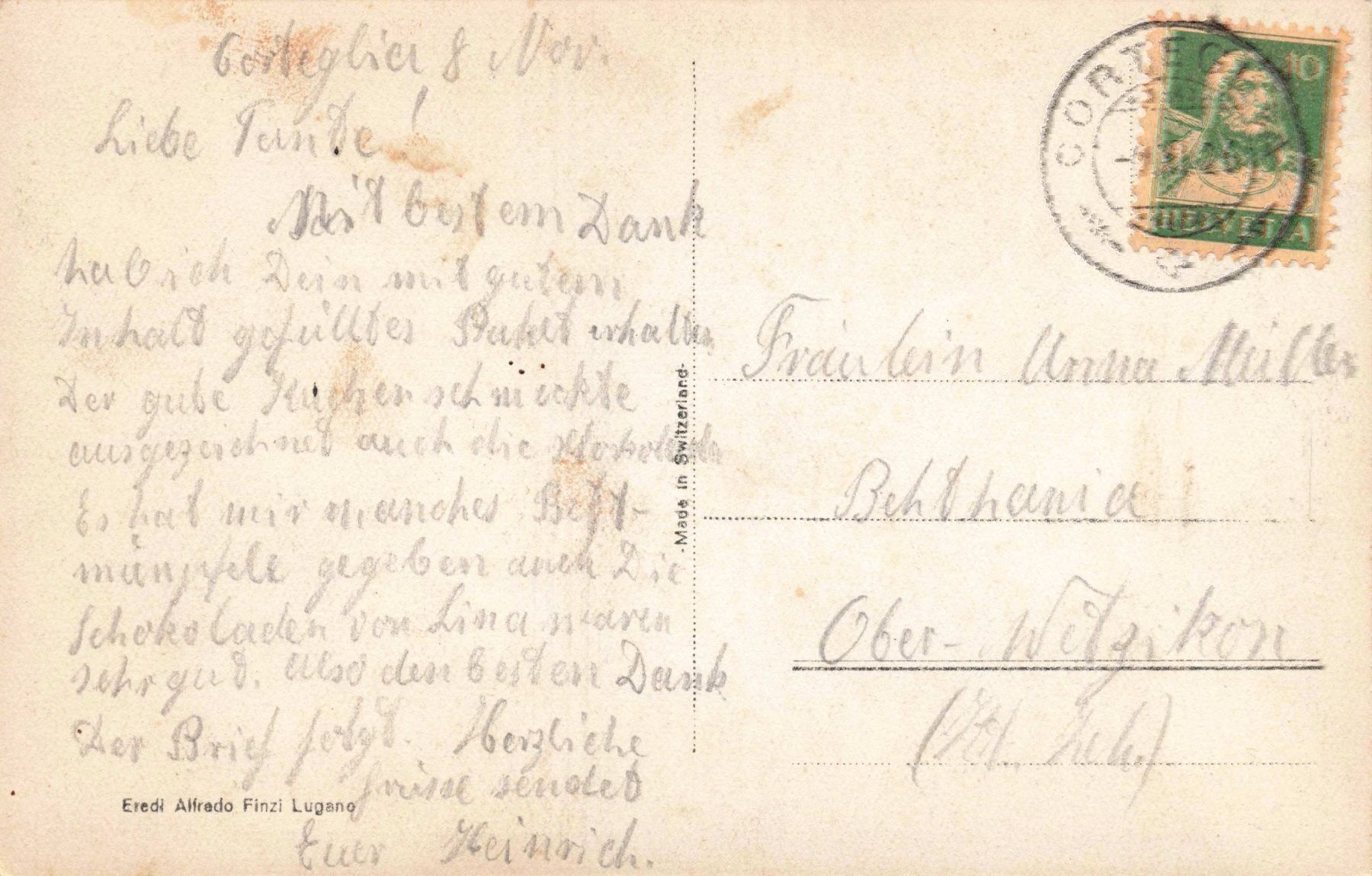 Cartes postales: Mendrisio Ti – D'occasion à Biasca par Blenio71 1