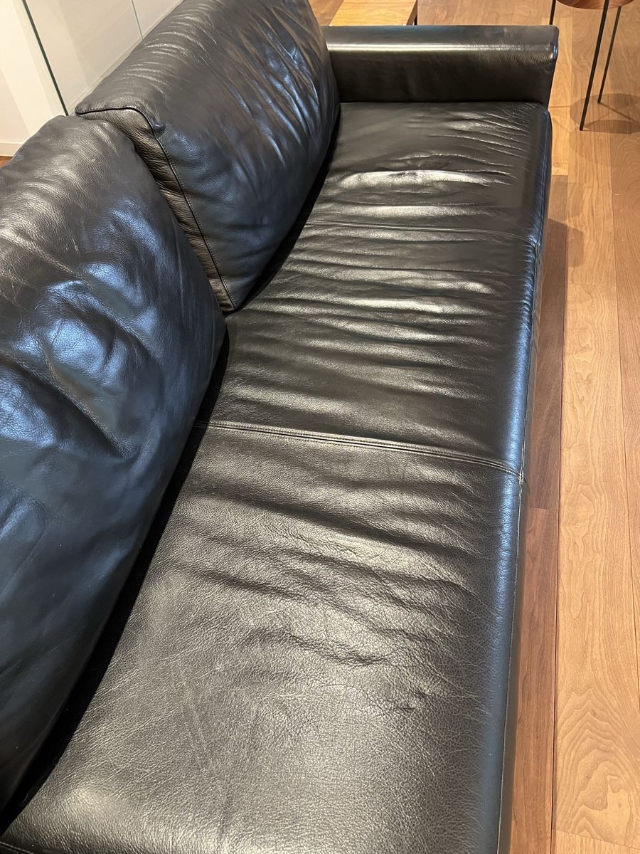 Sofas: 3er Sofa Rolf Benz, Leder schwarz – D'occasion à Altdorf UR par Seller660 4