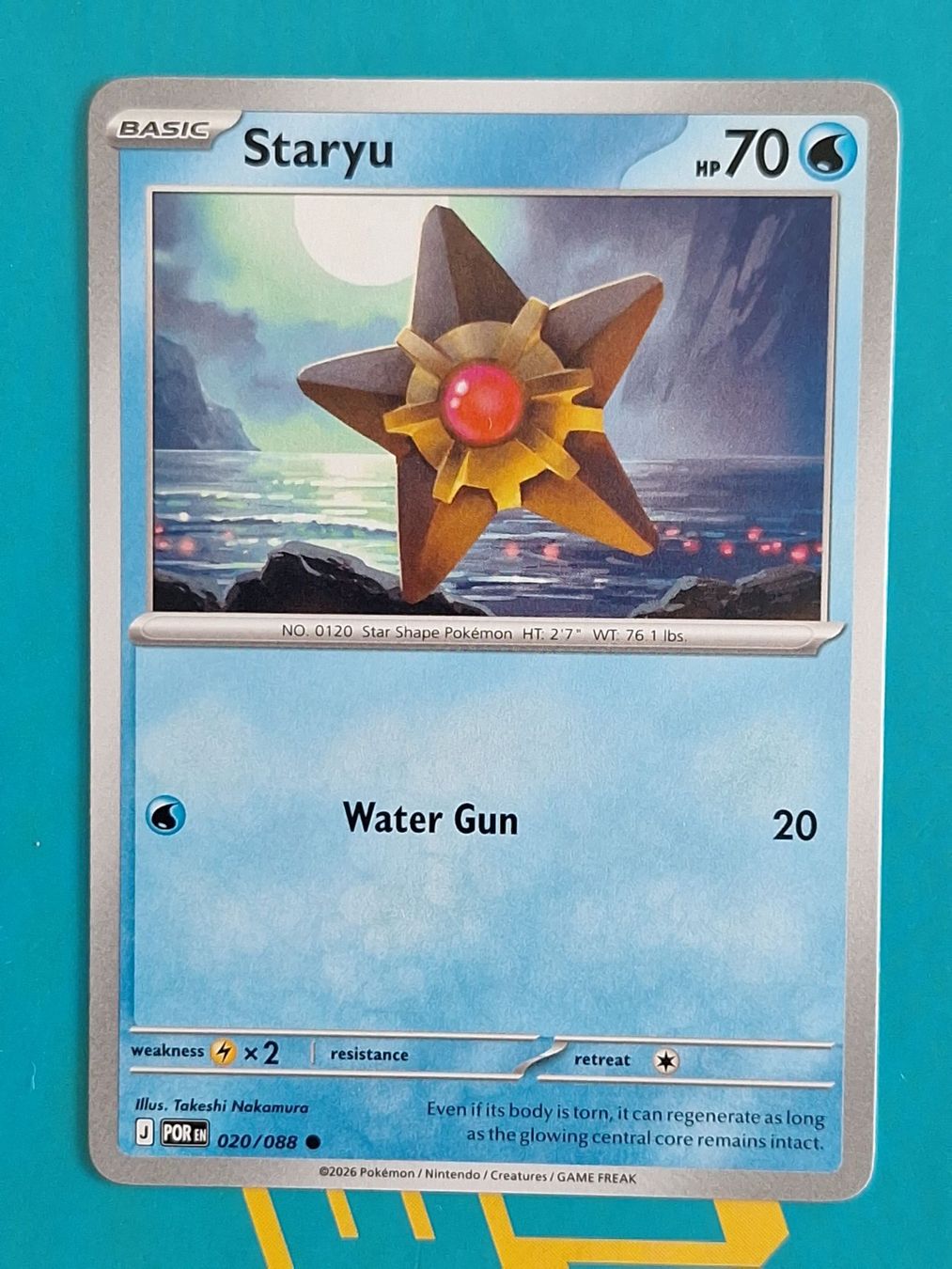 Pokémon Carte collezionabili: Staryu Sterndu - Pokemon Perfect Order – Usato da Altstätten SG venduto da GGsGameshop