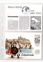 Tschechoslowakei_1985_Münzbrief mit Beschreibung